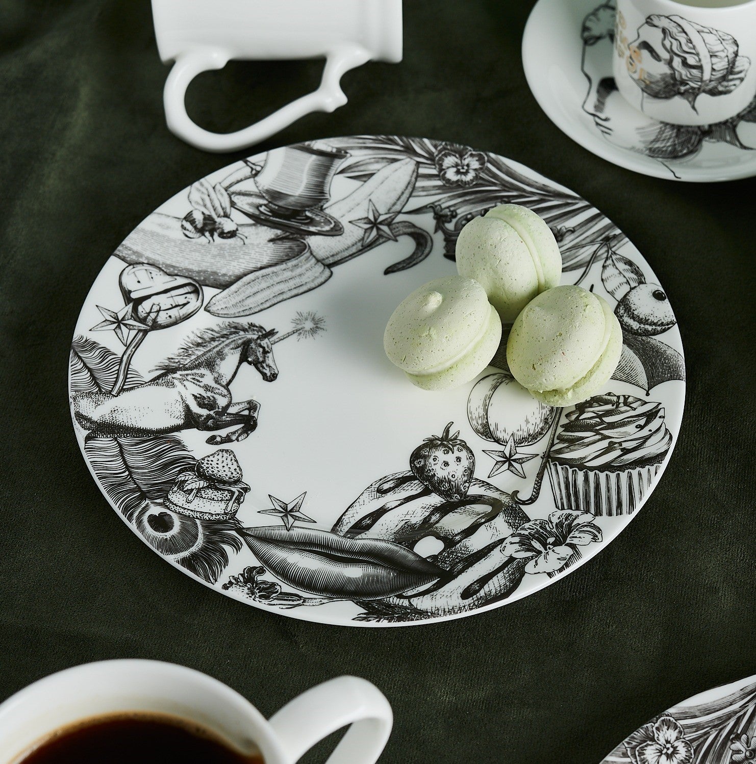 Cheeky Mare Fine Bone China Signature Side Plate - Cheeky Mare