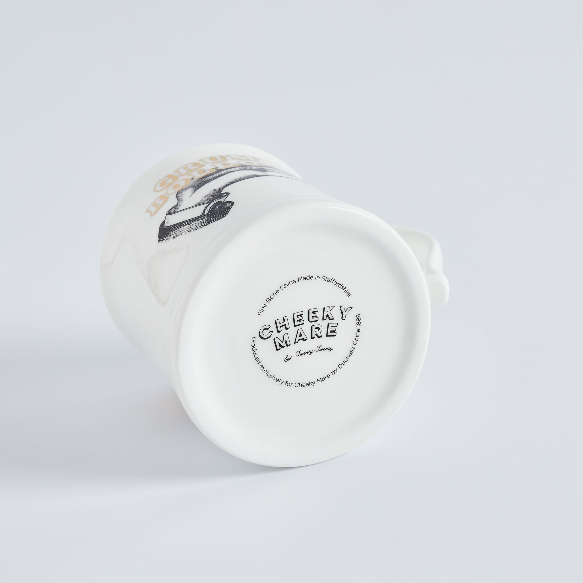 Grumpy Bo***cks Fine Bone China Mug, Gilded in Real 18ct Gold, 400ml Large Size - Cheeky Mare