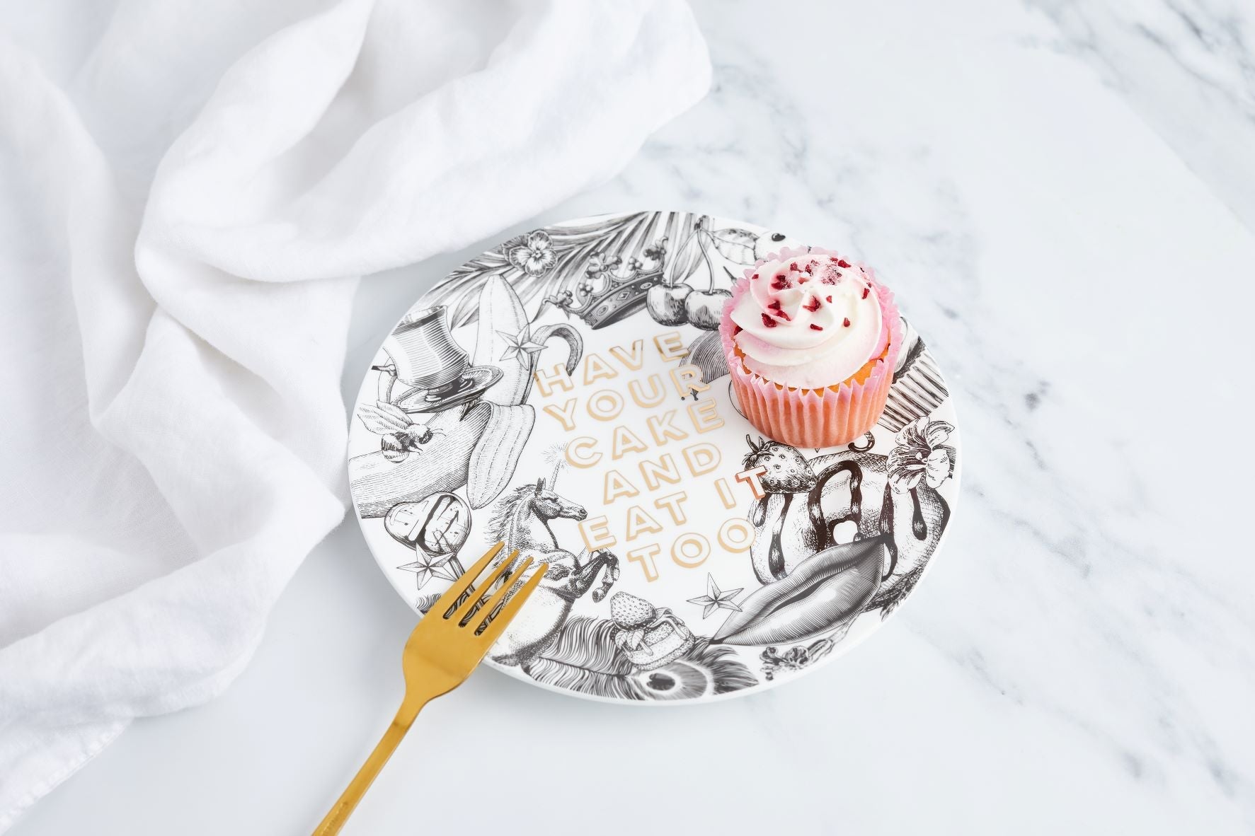 Have Your Cake And Eat It Too - Signature Side Plate - Cheeky Mare