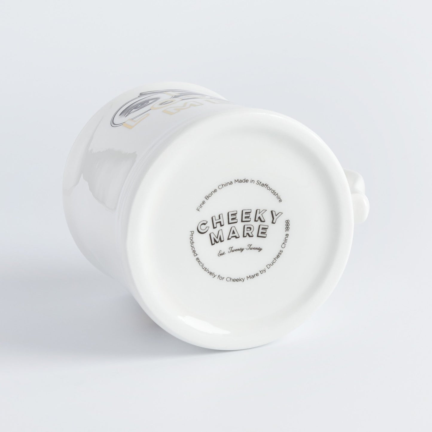 I love Me Fine Bone China Mug, Gilded in Real 18ct Gold, 400ml Large Size - Cheeky Mare
