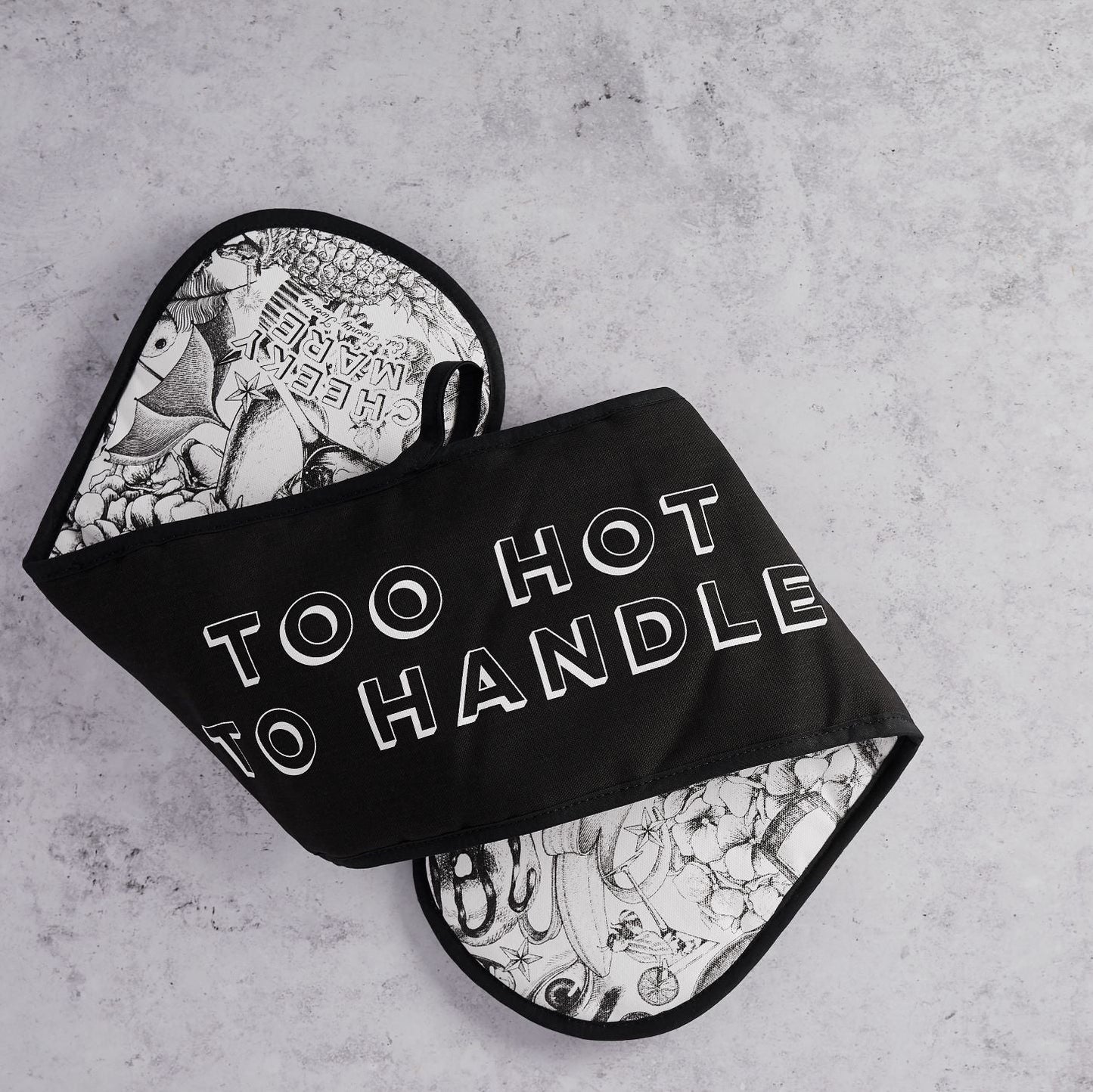 Too Hot To Handle Oven Gloves - Cheeky Mare